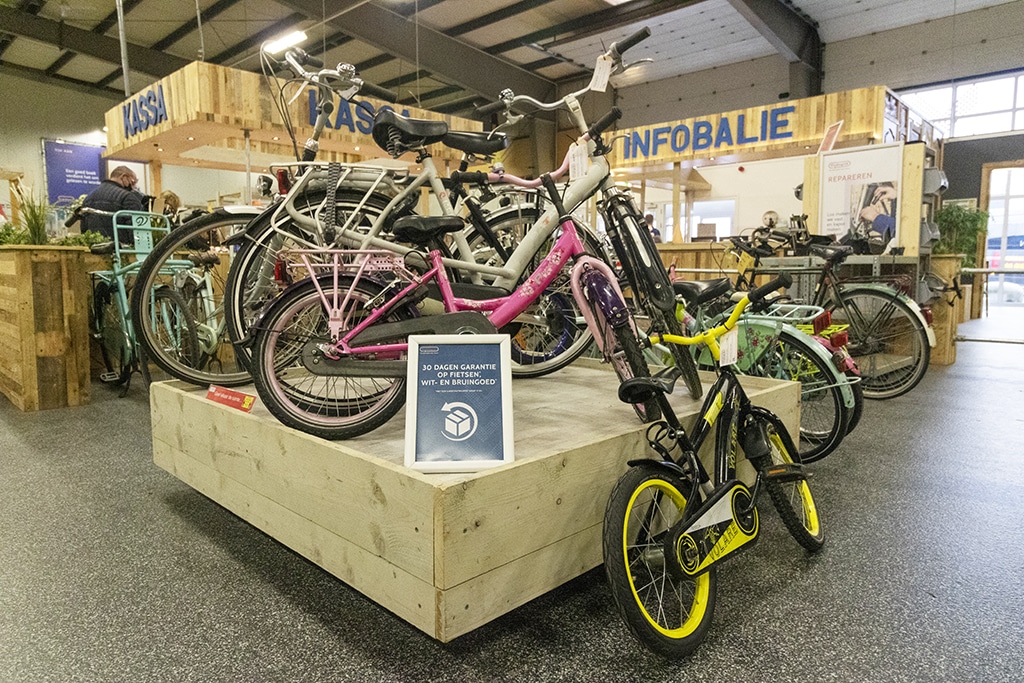 Fietsen in de winkel van Vindingrijk