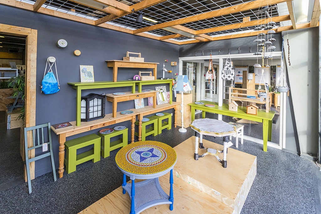 Impressie van de Corner of Creation in de winkel bij Vindingrijk